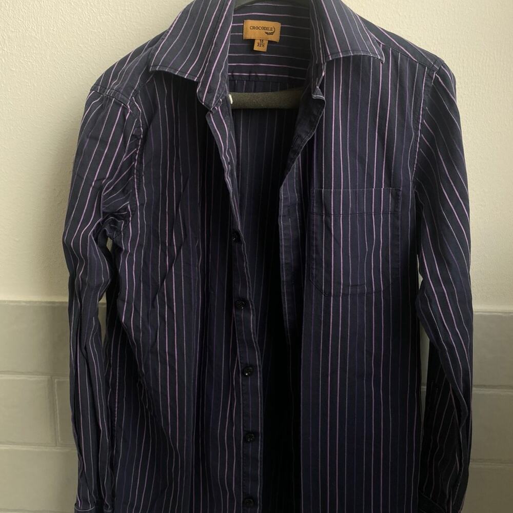 Crocodile size small button up shirt